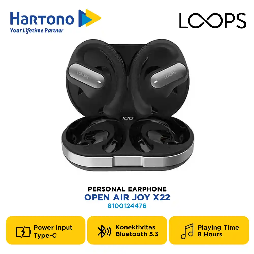 LOOPS PERSONAL TRUE WIRELESS EARPHONE OPEN AIR JOY X22 SERIES