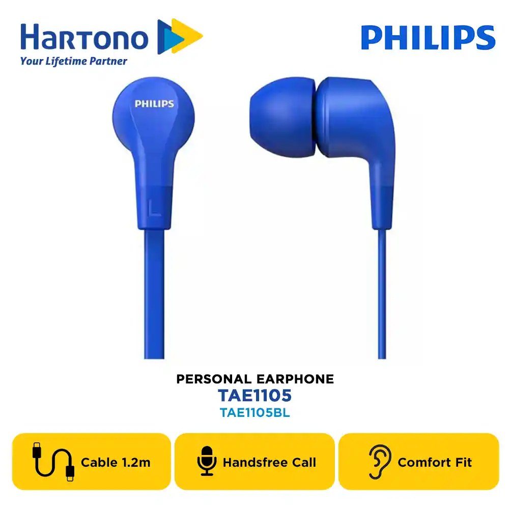 PHILIPS PERSONAL EARPHONE TAE1105 SERIES