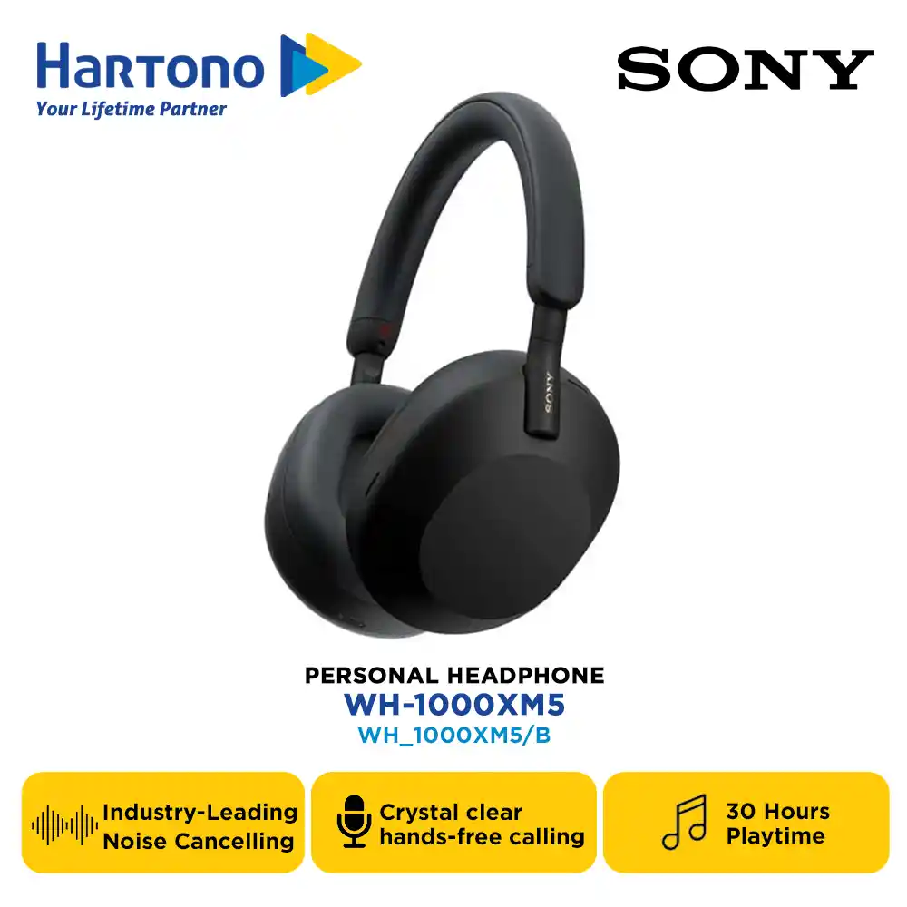 SONY HEADPHONES NOISE CANCELLING NIRKABEL WH-1000XM5 SERIES