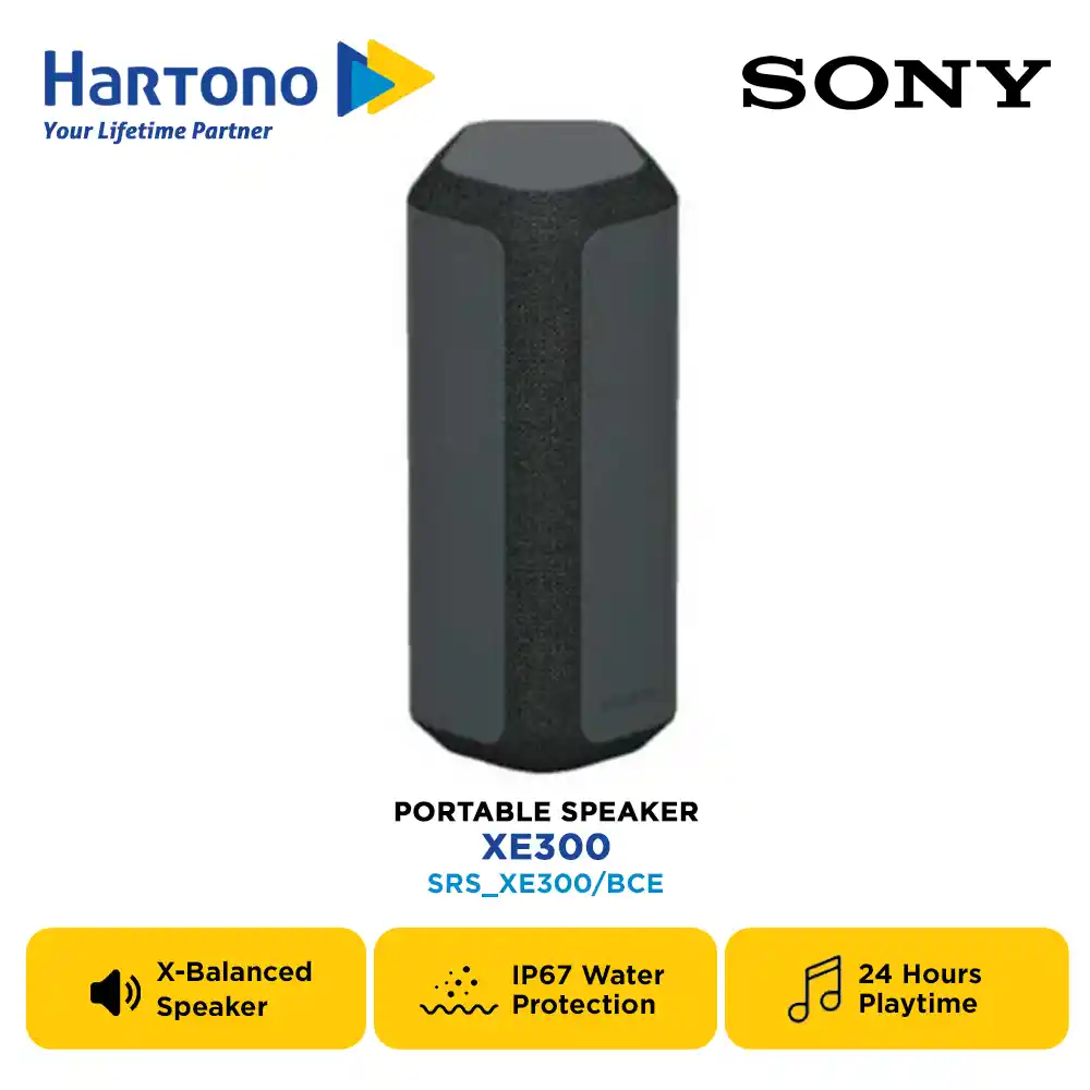 SONY WIRELESS PORTABLE SPEAKER XE300 SERIES