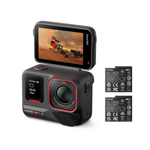 INSTA360 SPORT & ACTION CAM ACE PRO 2 WATERPROOF DUAL BATTERY ACEPRO2-BATTBUNDLE