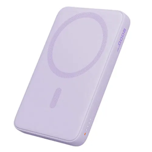 AUKEY MAGNETIC WIRELESS POWERBANK 5000 MAH PURPLE PB-MS03PU
