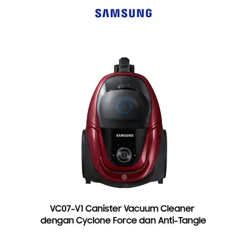 SAMSUNG BAGLESS CANISTER VACUUM CLEANER DENGAN ANTI TANGLE TURBIN VC07M3130V1/SE