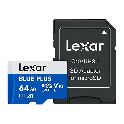 LEXAR MICROSD CARD SDXC 64GB LMSBLPL064G-BNANG