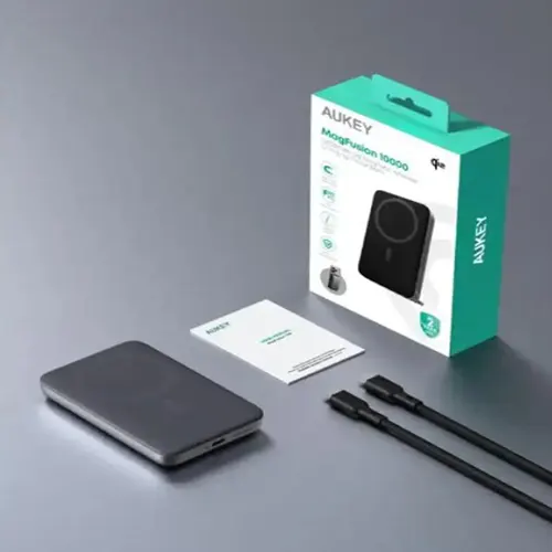 AUKEY POWERBANK MAGSAFE 10.000 MAH GREY PB-MS06GY