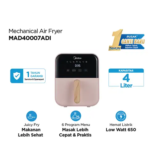 MIDEA DIGITAL AIR FRYER MAD40007AD SERIES