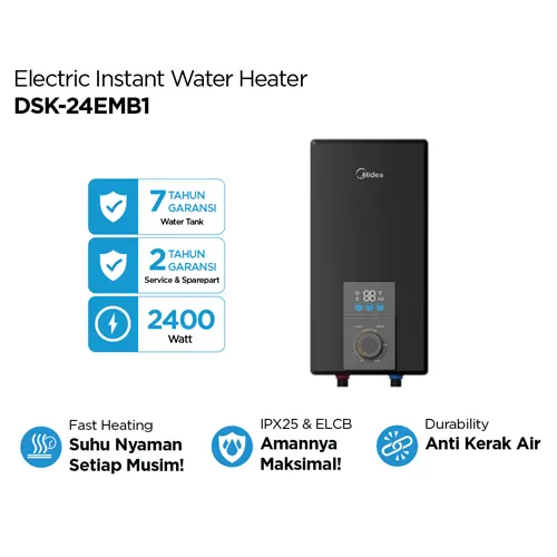 MIDEA PEMANAS AIR INSTANT WATER HEATER DSK24-EMB1
