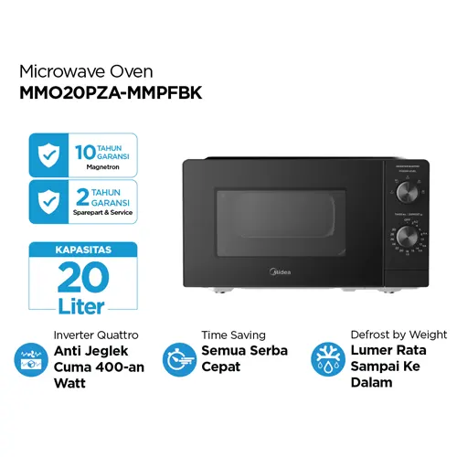 MIDEA COUNTERTOP MICROWAVE MMO20PZA-MMPFBK
