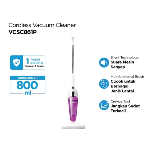 MIDEA UPRIGHT VACUUM CLEANER VC-SC861P_N