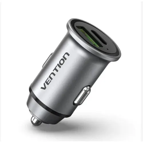 VENTION CAR CHARGER 2-Port USB A 18W + TYPE-C 20W FFBH0