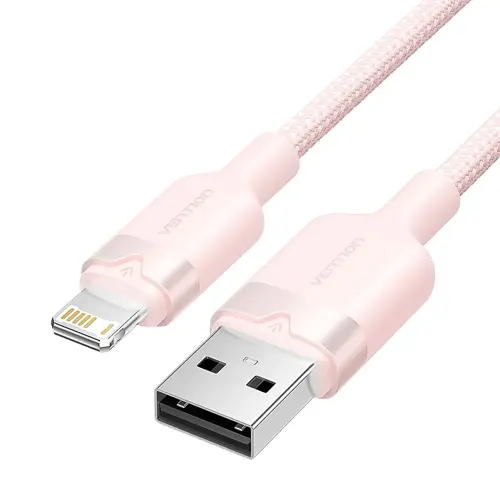 VENTION KABEL DATA/DATA CABLE USB-A TO LIGHTNING 2M PINK LANPH