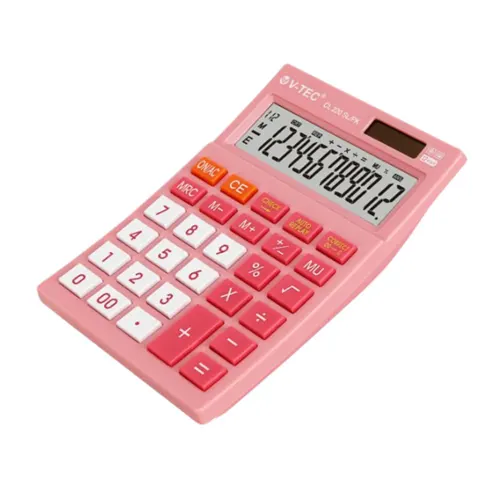 V-TEC DESKTOP CALCULATOR CL220 PINK VT-CL220_SL/PK