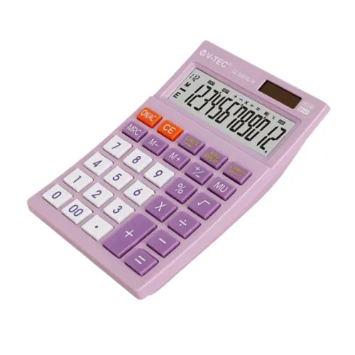 V-TEC DESKTOP CALCULATOR CL220 PURPLE VT-CL220_SL/V
