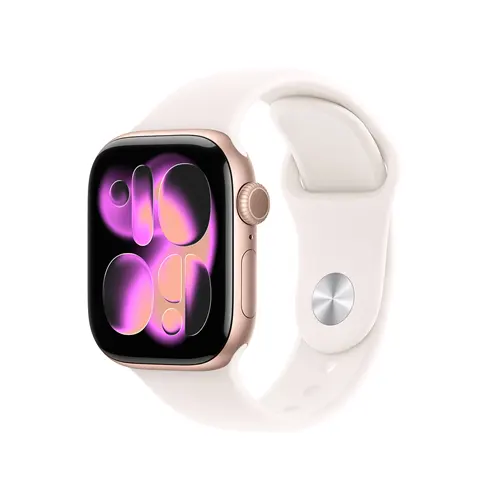Apple Smart Watch Series 11 42mm Rose Gold Aluminium Case with Light Blush Sport Band - M/L MEU44ID/A_G
