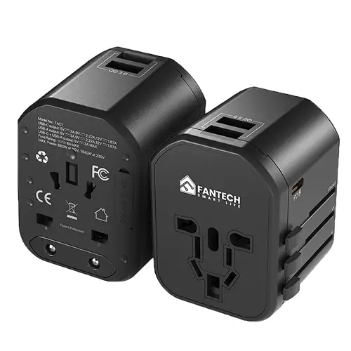 FANTECH UNIVERSAL CHARGE TRAVEL ADAPTOR TAC01-BK
