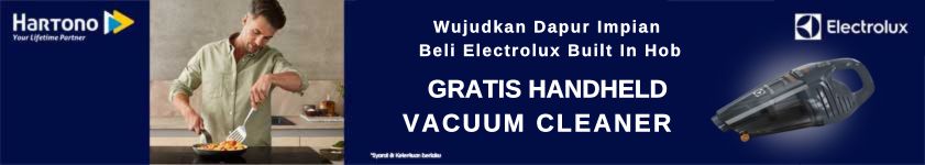Promo Electrolux Built In Hob Induction Gratis Handheld Vacuum Cleaner tipe ZB6307DB
