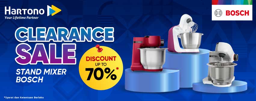 Clearance Sale Bosch Stand Mixer Discount up to 70%