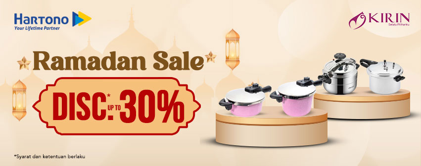 Kirin Pressure Cooker Ramadan Disc. up to 30%