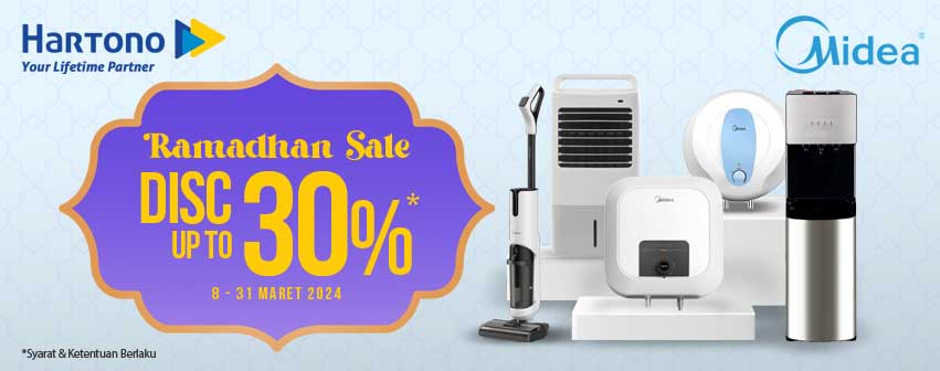 Midea Home Appliances Ramadhan Discount up to 30%
