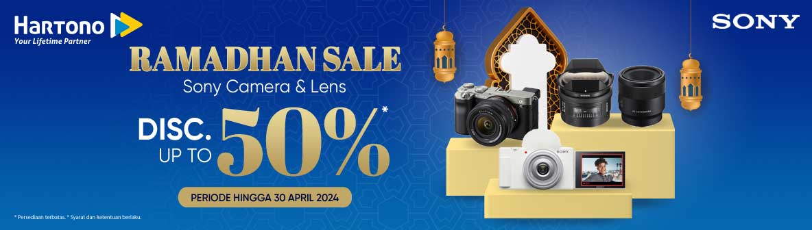 Sony Camera & Lens Disc. up to 50%