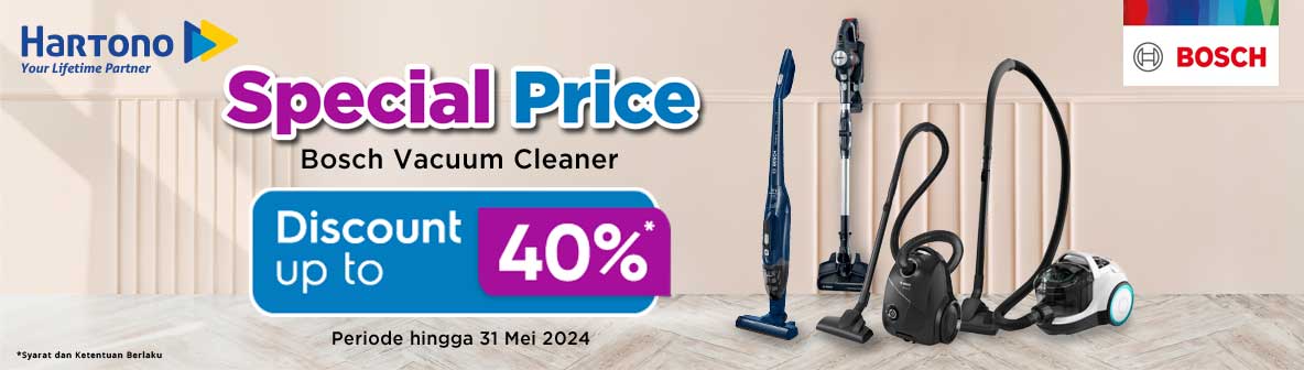 Bosch Vacuum Cleaner Discount up to 40%