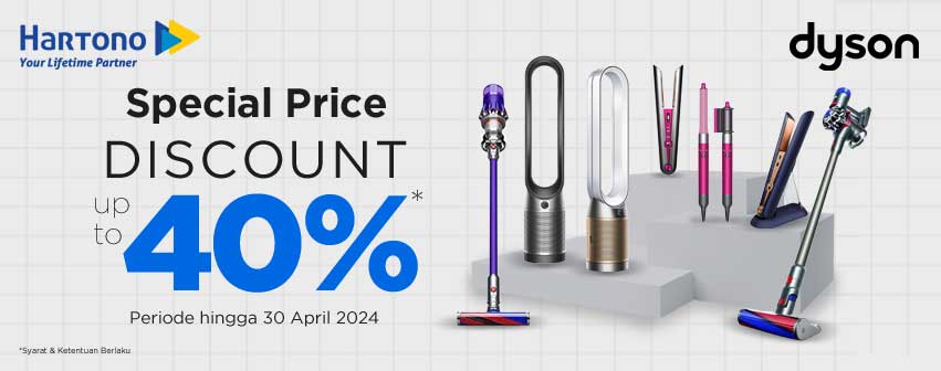 Dyson Air Purifier, Vacuum Cleaner, Beauty Care Discount up to 40%