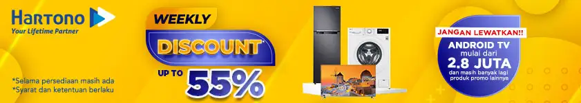 Weekly Discount up to 55%