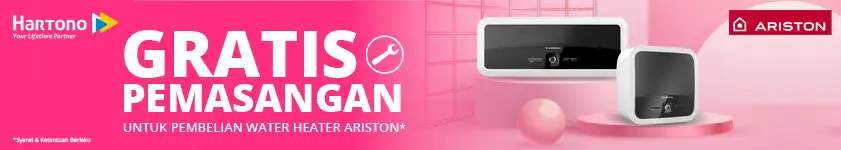 Promo Ariston Water Heater Gratis Pemasangan