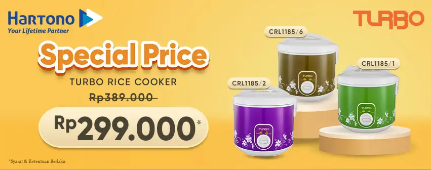 Rice Cooker Turbo CRL1185 Special Price