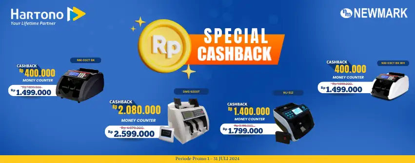Newmark Money Counter Special Cashback