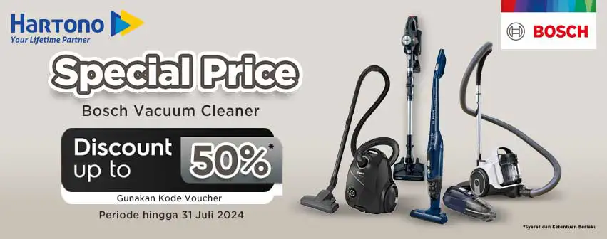 Bosch Vacuum Cleaner Discount up to 50%