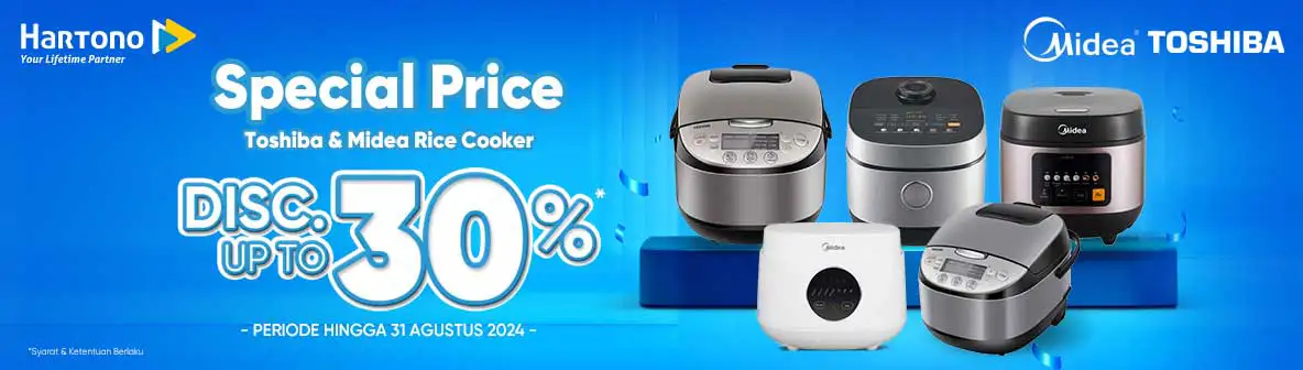 Rice Cooker Midea & Toshiba Special Discount