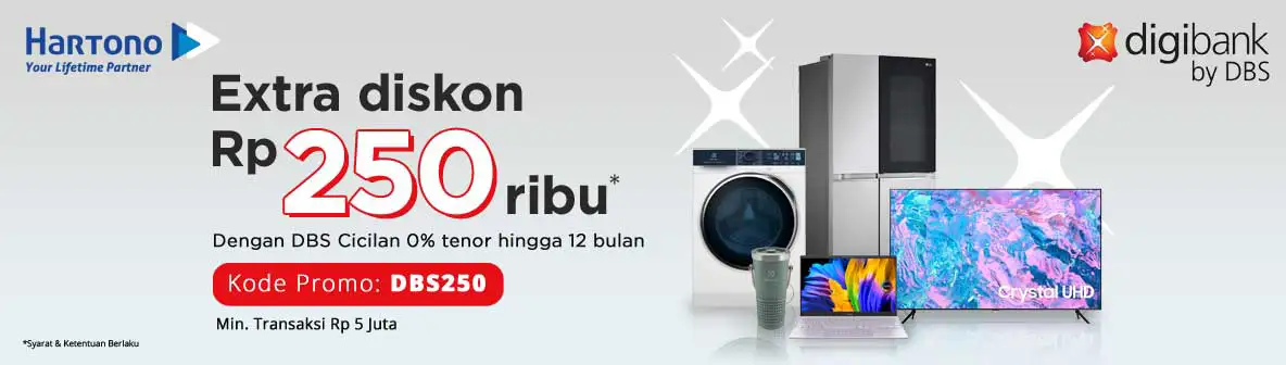 Belanja Elektronik Online lebih Hemat pakai Kartu Kredit DBS diskon hingga 250rb