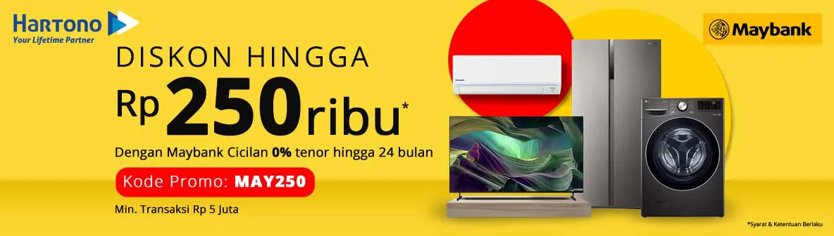 Belanja Elektronik Online lebih Hemat pakai Kartu Kredit Maybank diskon hingga 250rb