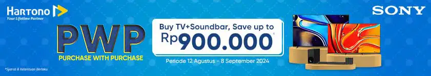 Purchase with Purchase Sony Soundbar dan TV Hemat Hingga 900rb