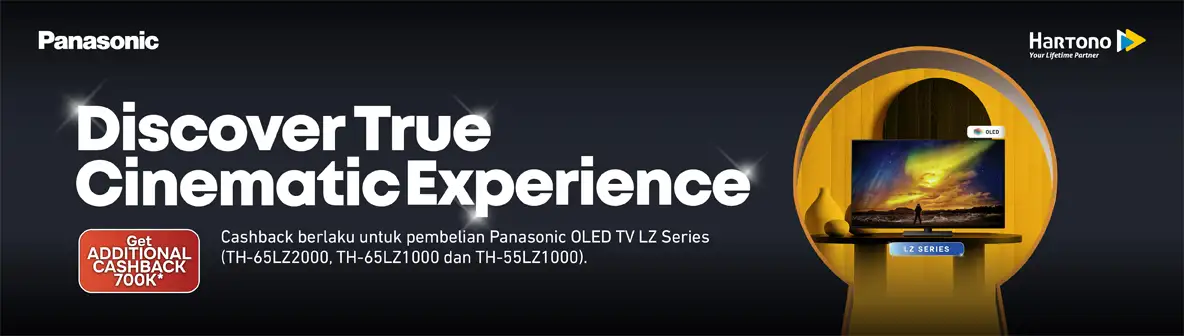 Panasonic OLED TV LZ Series Gratis Gopay