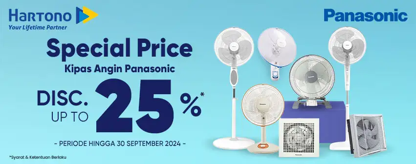 Panasonic Fan Diskon Hingga 25%