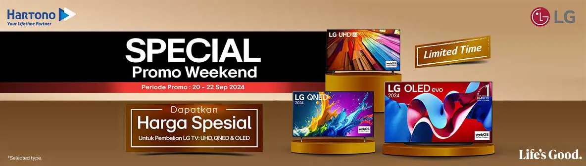 LG TV Harga Spesial Weekend