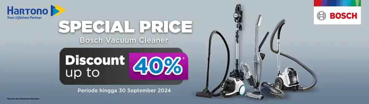 Bosch Vacuum Cleaner Discount up to 40%