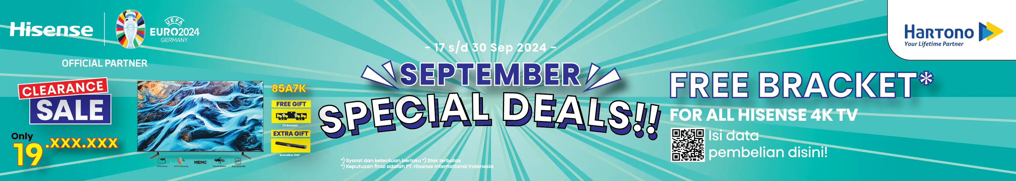 Hisense September Special Deals