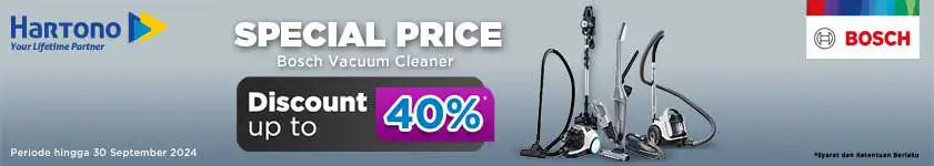 Bosch Vacuum Cleaner Discount up to 40%