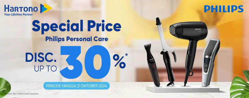 Philips Personal Care Diskon Hingga 30%