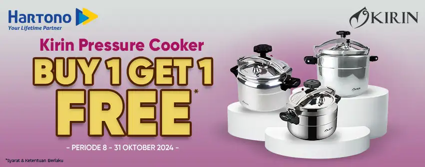 Kirin Pressure Cooker Buy 1 Get 1