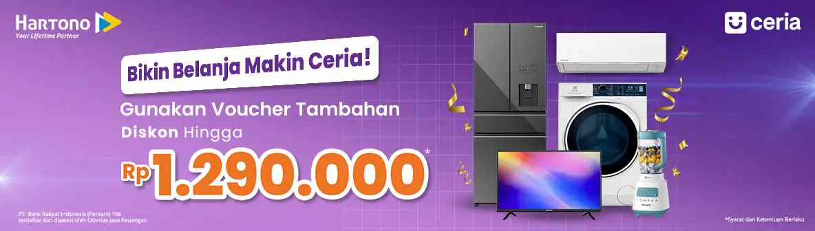 Belanja Elektronik hemat pakai BRI Ceria