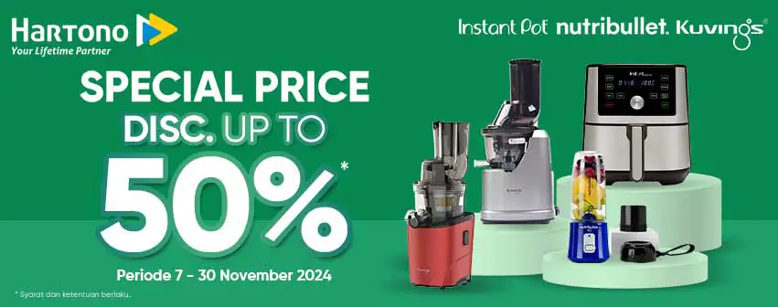 Diskon hingga 50% Small Kitchen Appliances