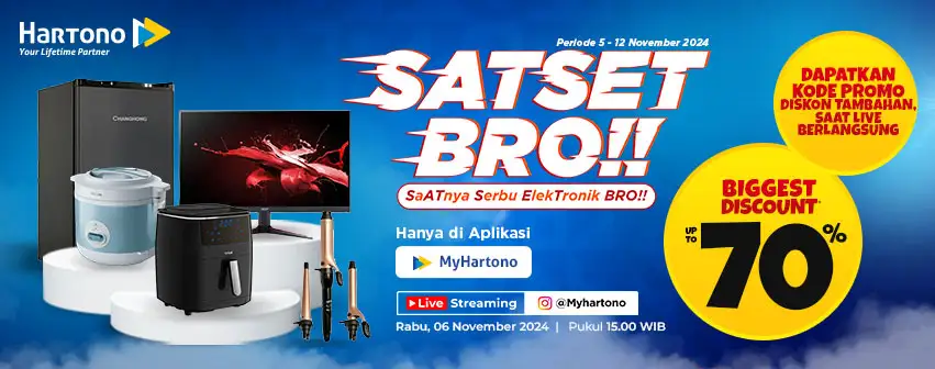 Live IG Hartono Sat Set Bro