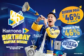 Hartono Special Birthday Banyak Diskon