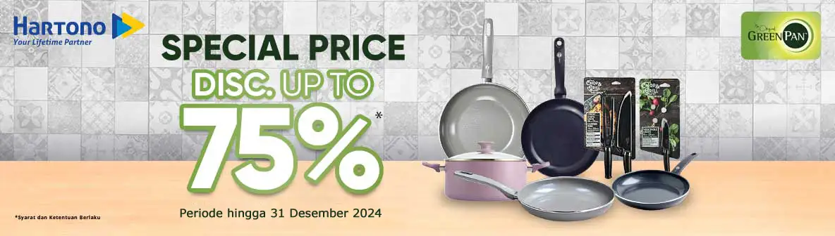 Greenpan Cookware Special Disc. up to 75%