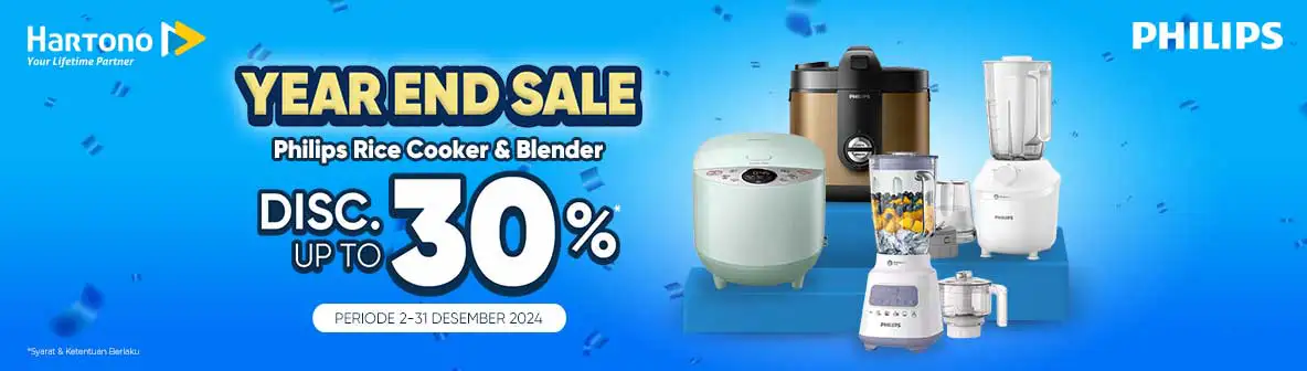 Philips Rice Cooker & Blender Year End Sale!