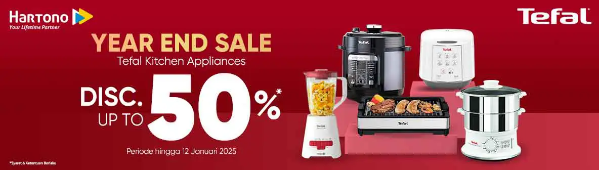 Tefal Year End Sale, Hemat Hingga 50%!